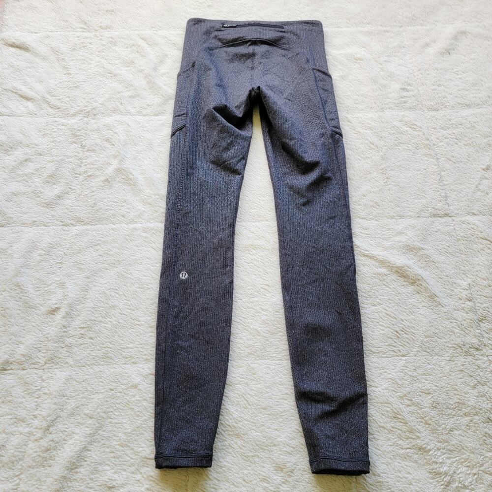 Lululemon Athletica Speed Up Tight Charcoal Leggings - Picture 4 of 5